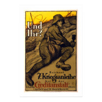 Und Ihr? - 7th War Loan (white) posters