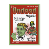 Undead Magazine postcards by HolidaysToRemember Undead Magazine postcards
