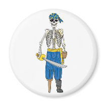 Undead Pirate magnets