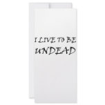 Undead Customized Rack Card