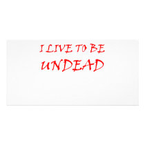 Undead (red) photo cards