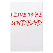 Undead (red) stationery