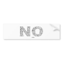 Undecided Bumper Stickers