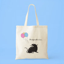Undefinable Love Ratty Tote bags