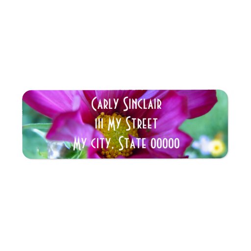 undefined custom return address labels