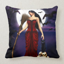 Under a Pagan Moon American MoJo Pillow pillows