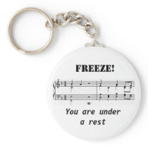 Under a rest keychain
