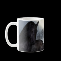 "Under A Winters Moon" Equine Horse Mug mugs