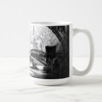 Under Chicago Bridges 1910 BW Coffee Mug