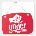 Under_construction4 Square Sticker