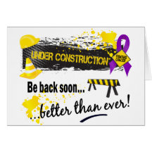 Under Construction Leiomyosarcoma Greeting Cards