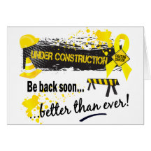 Under Construction Sarcoma Card