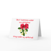 under my mistletoe cards by BambisDesigns under my mistletoe cards