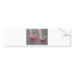 UNDER MY SOLES BUMPER STICKER