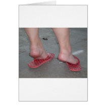 UNDER MY SOLES GREETING CARD