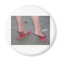UNDER MY SOLES FRIDGE MAGNETS
