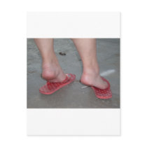 UNDER MY SOLES POSTCARD