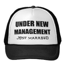 Under New Management Just Married Mesh Hat