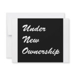 Under New Ownership invitations