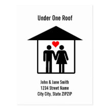 Under One Roof Post Card