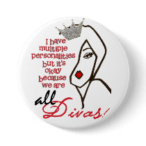 Under One Tiara We Stand! buttons by LadyDenise Under One Tiara We Stand! buttons