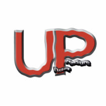 Under Pressure Logo Shaped Keychain photo sculptures