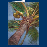 Under the Coconut Tree Greeting Card cards