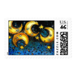 Under the Compass Moon (Dark Sky) Postage Stamps