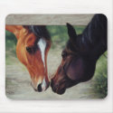 Under the Fence - mousepad by cindypriceart Under the Fence - mousepad