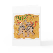 Under the Mistletoe Greeting Card