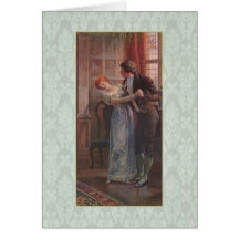 Under the Mistletoe Greeting Card