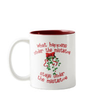 Under the Mistletoe mugs by cutechristmas Under the Mistletoe mugs