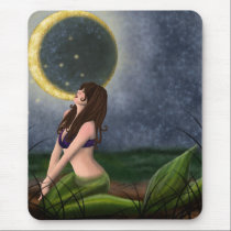 Under the Moon Mermaid Mousepad mousepads