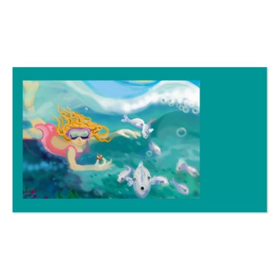 Under the ocean business cards by Annaart