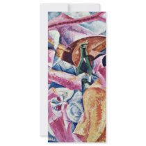 Under The Pergola At Naples By Boccioni Umberto Custom Rack Card