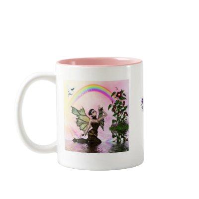Under the Rainbow Mug by SophiaDeer