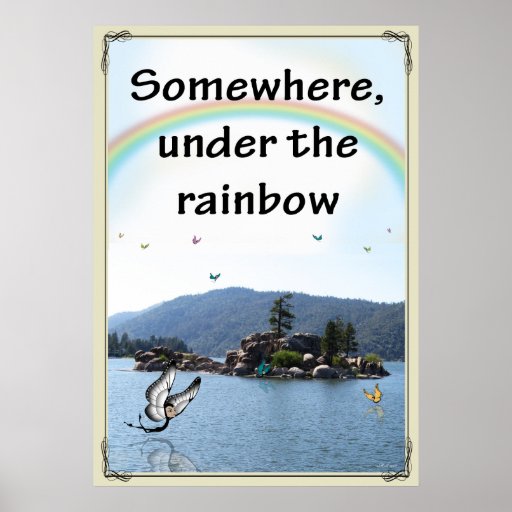 Under the Rainbow Poster