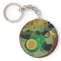 Under the Sea - Abstract Key Chain