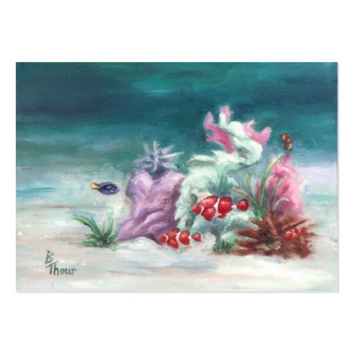Under the Sea Art Card Business Cards (front side)