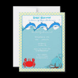 Under the Sea Baby Boy Shower Announcement
