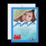 Under the Sea Baby Girl Announcement
