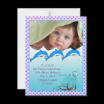 Under the Sea Baby Girl Announcement