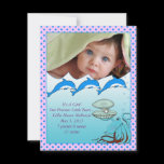 Under the Sea Baby Girl Announcement