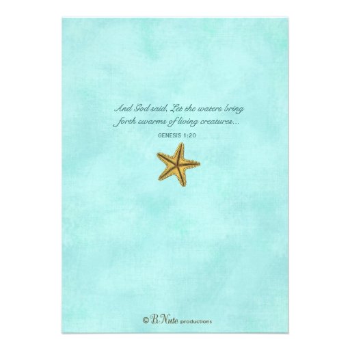 Under the Sea Communion Invitation - Pink