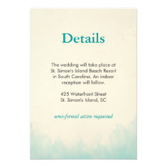 Under the Sea Details card