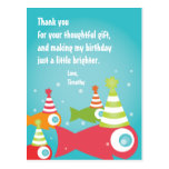 Under the Sea Fish Thank You Post Card