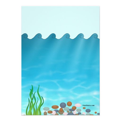 Under the Sea Invitation