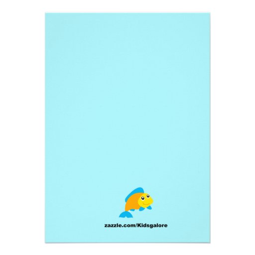 Under The Sea Mermaid Birthday Invite