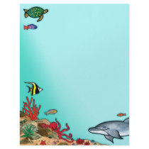 Under the Sea- Ocean Life Letterhead