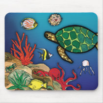 Under the Sea- Ocean Life Mousepads